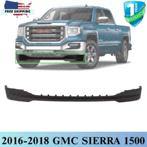 Front Bumper Lower Valance Air Deflector Textured For 2016-2018 GMC Sierra 1500